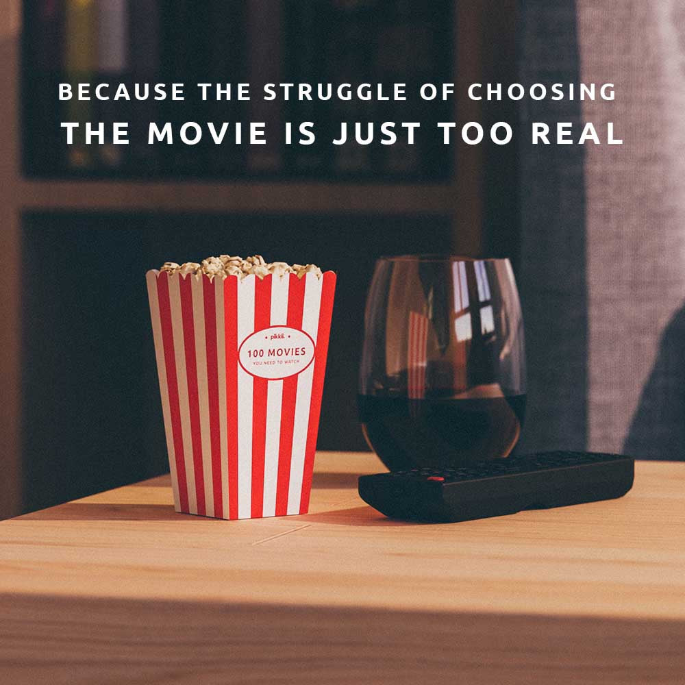 Movie Popcorn Bucket List - 100 Movies