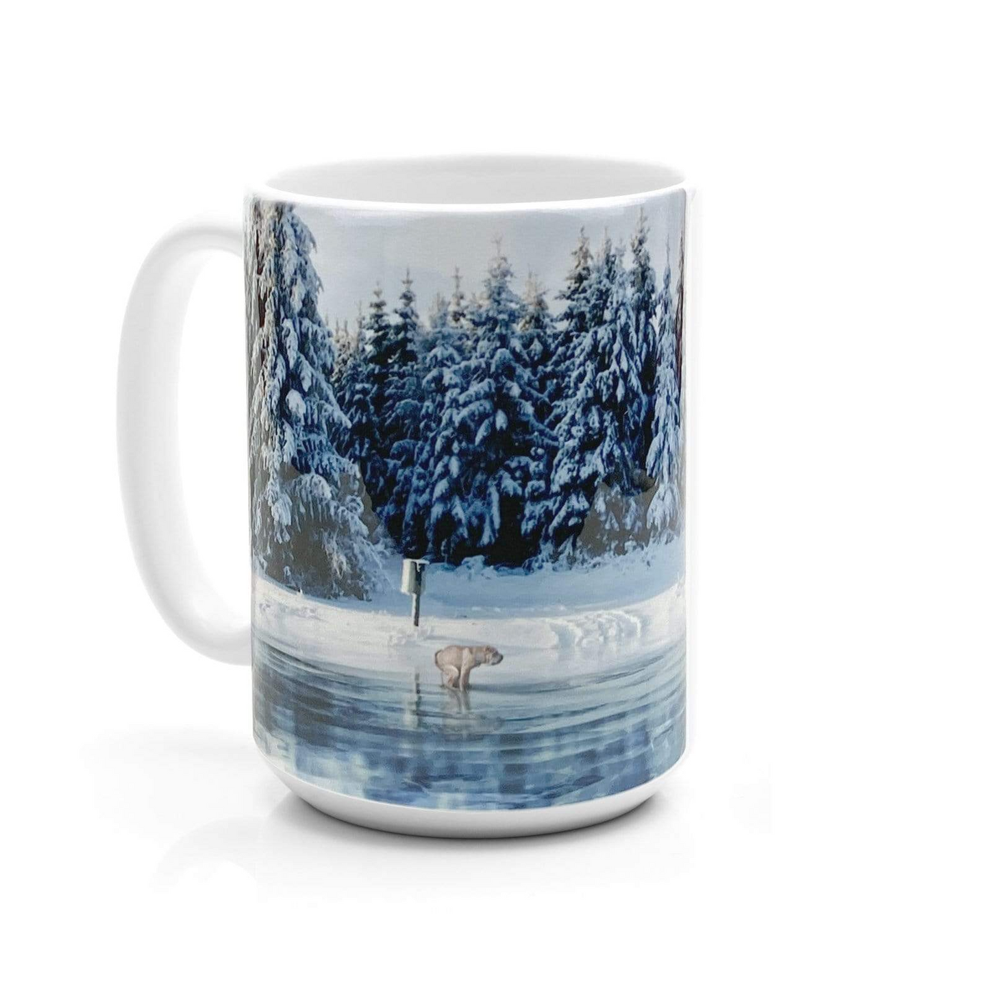 PRANK-O When Nature Calls Winterscape Mug