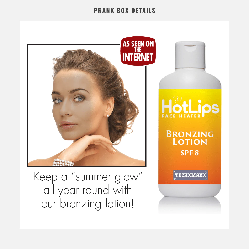 PRANK-O Prank Gift Box - Hot Lips Face Heater