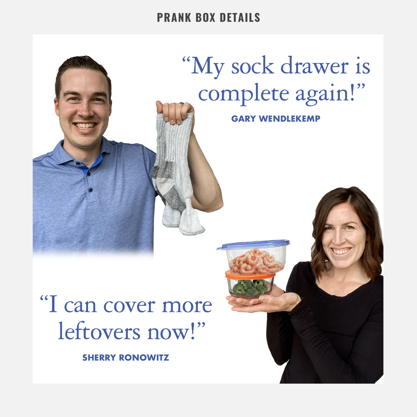 PRANK-O Prank Gift Box - Socks & Lids