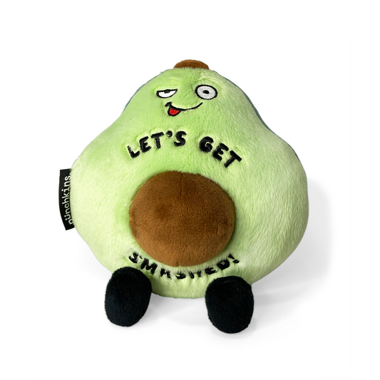 "Let's get Smashed!" Plush Avocado