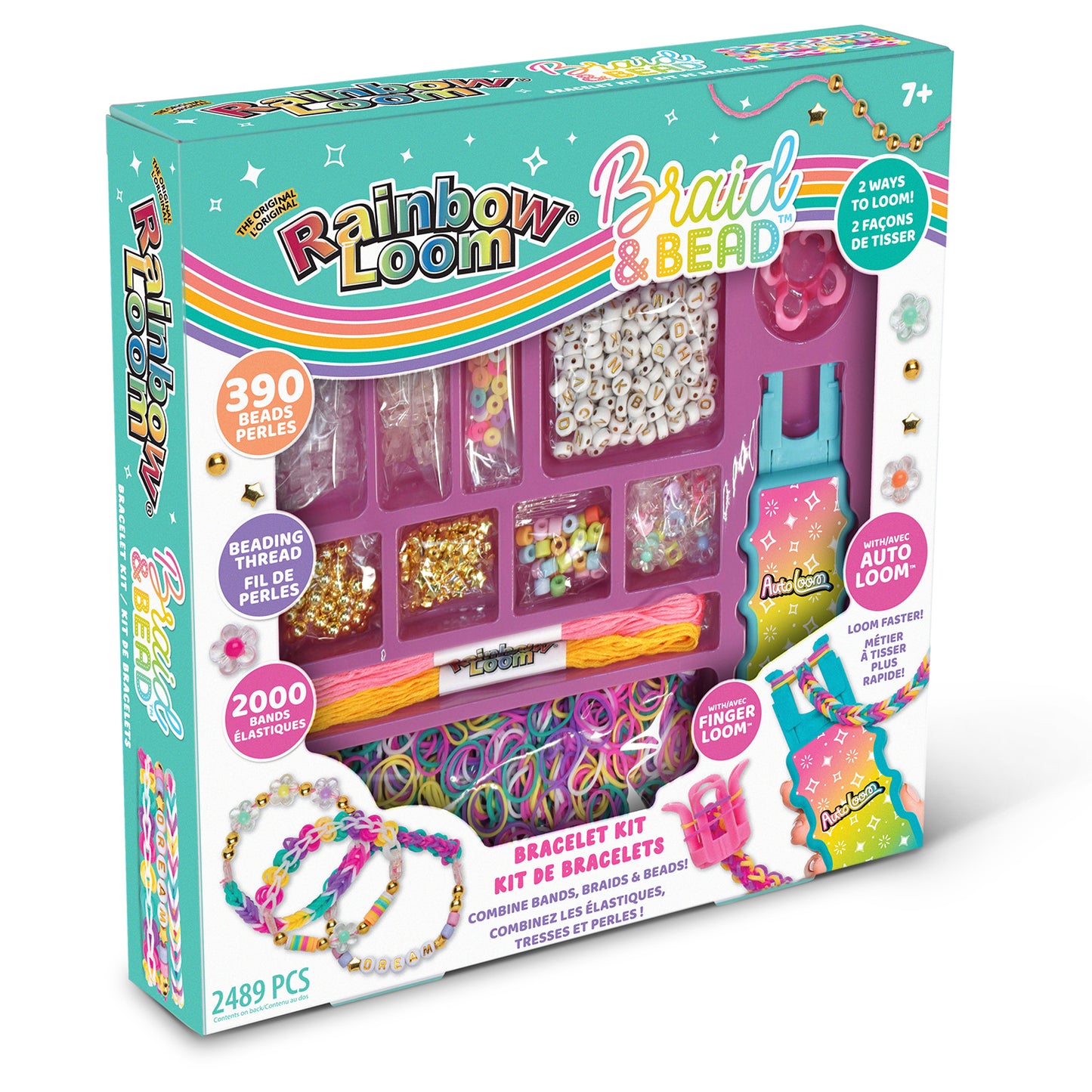 Rainbow Loom - Braid & Bead (Auto Loom 2489pcs)