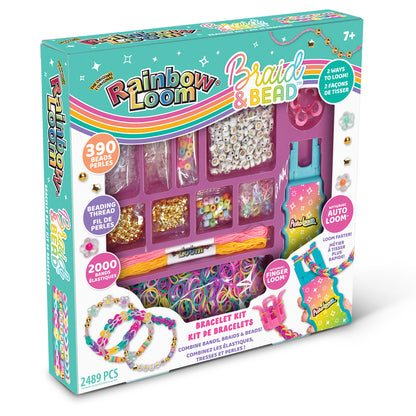 Rainbow Loom - Braid & Bead (Auto Loom 2489pcs)