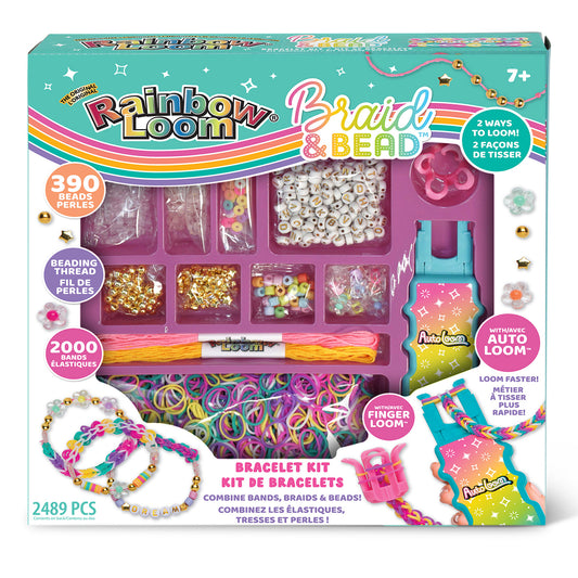 Rainbow Loom - Braid & Bead (Auto Loom 2489pcs)