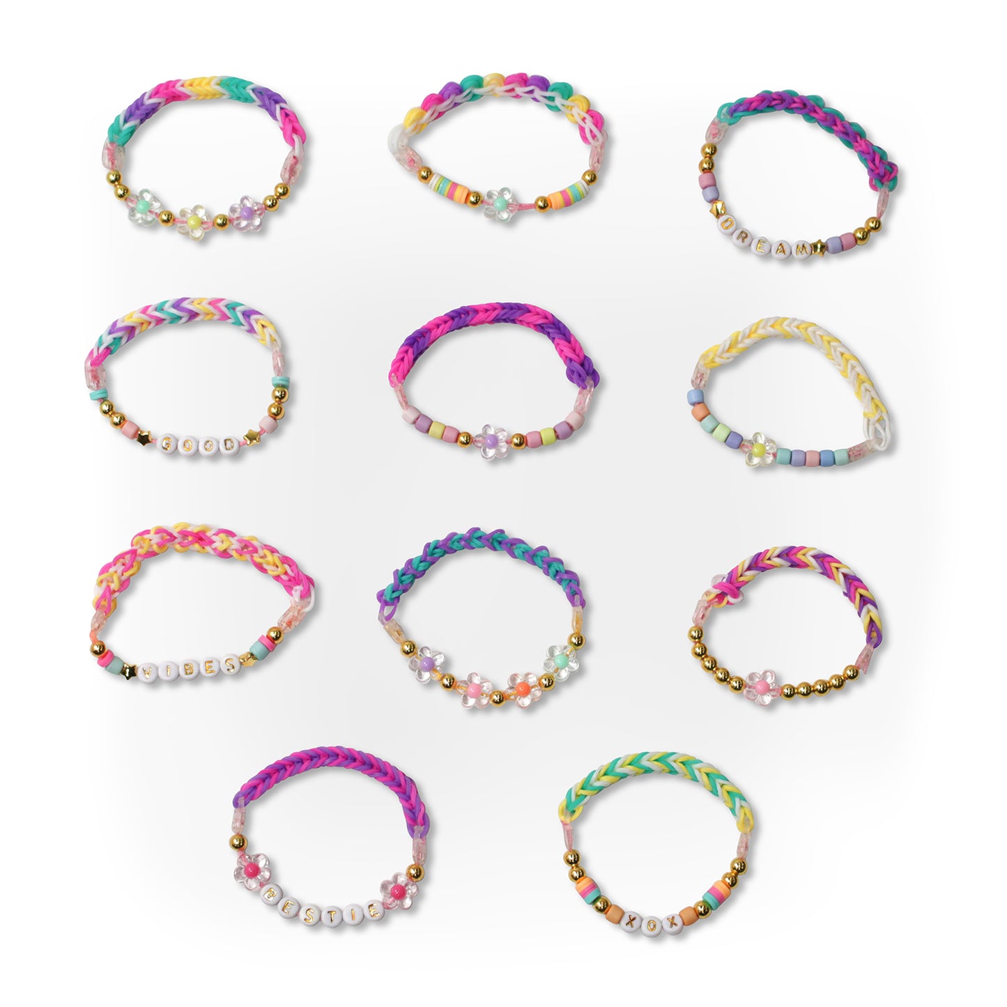 Rainbow Loom - Braid & Bead (Auto Loom 2489pcs)