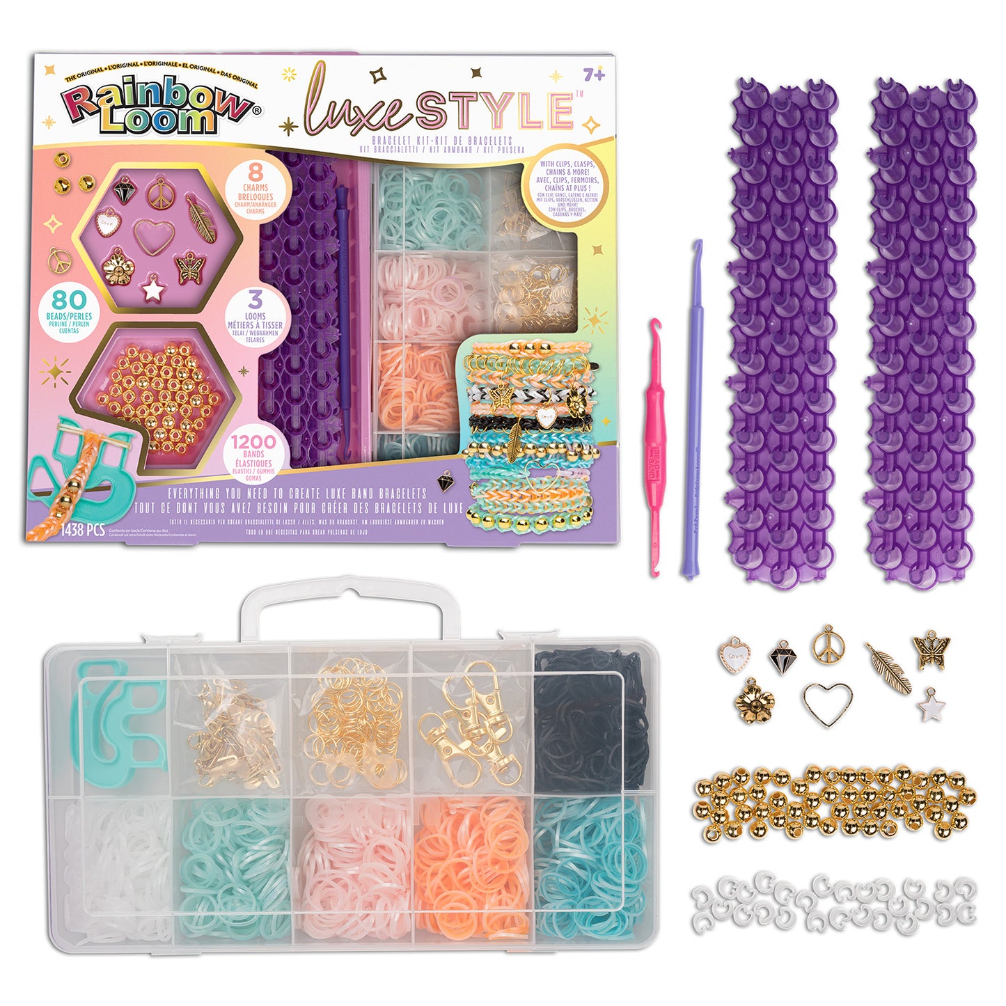 Rainbow Loom - Luxe Style Bracelet Kit (1438pcs)