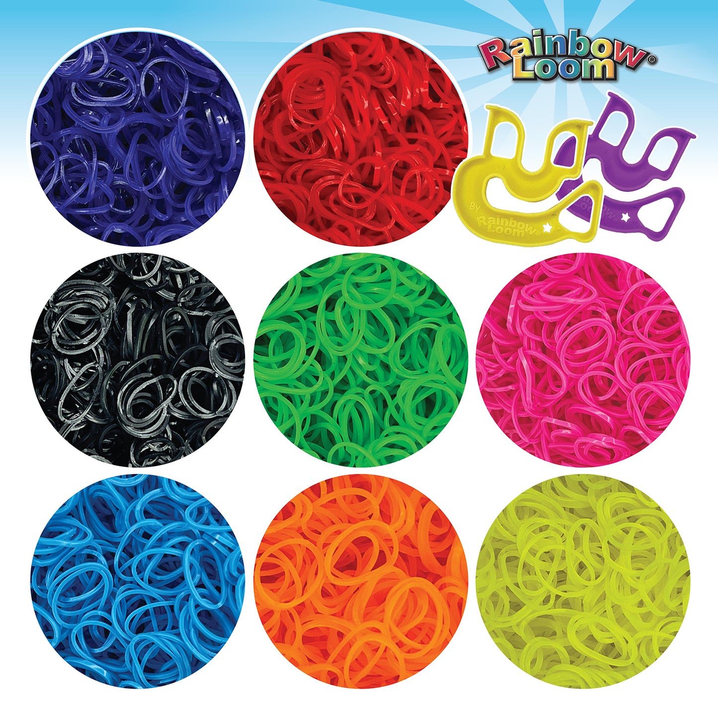 Rainbow Loom - Treasure Box Neon (8152pcs)