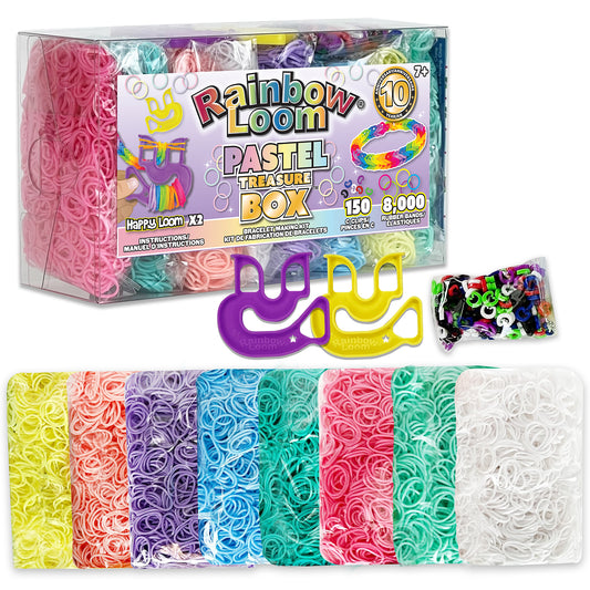 Rainbow Loom - Treasure Box Pastel (8152pcs)