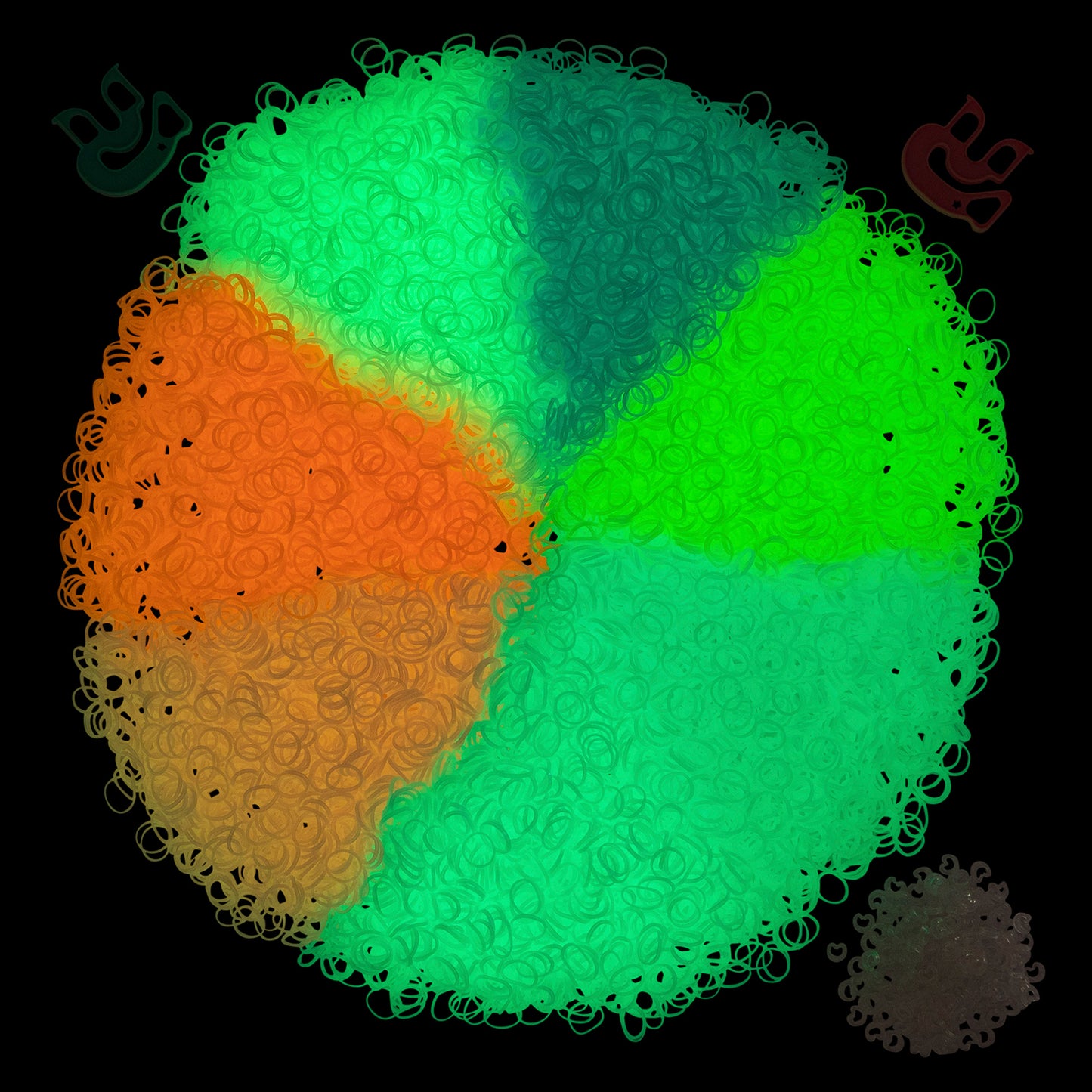 Rainbow Loom - Treasure Box Glow (7152pcs)