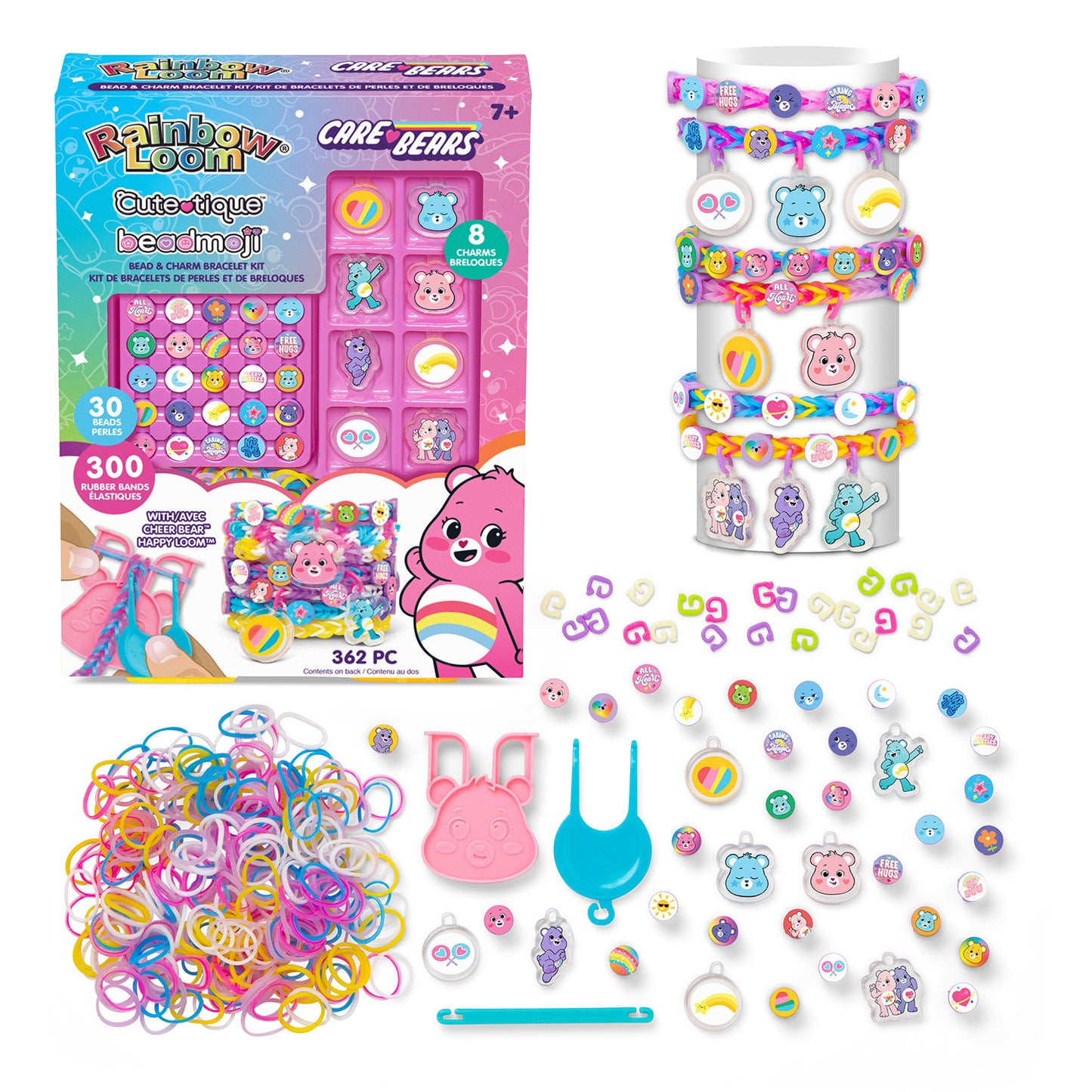Rainbow Loom - Care Bears Bead & Charm Bracelet Kit (362pcs)