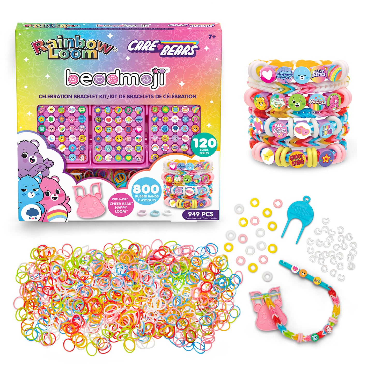 Rainbow Loom - Care Bears Celebration Bracelet Kit (949pcs)