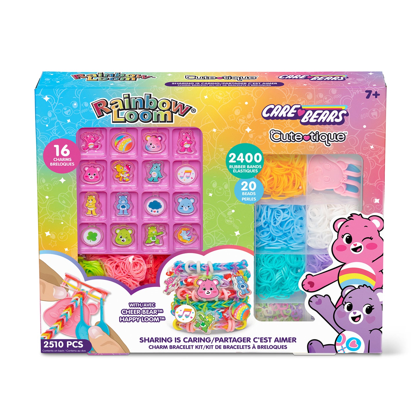 Rainbow Loom - Care Bears Cutetique Sharing is Caring Kit (2510pcs)