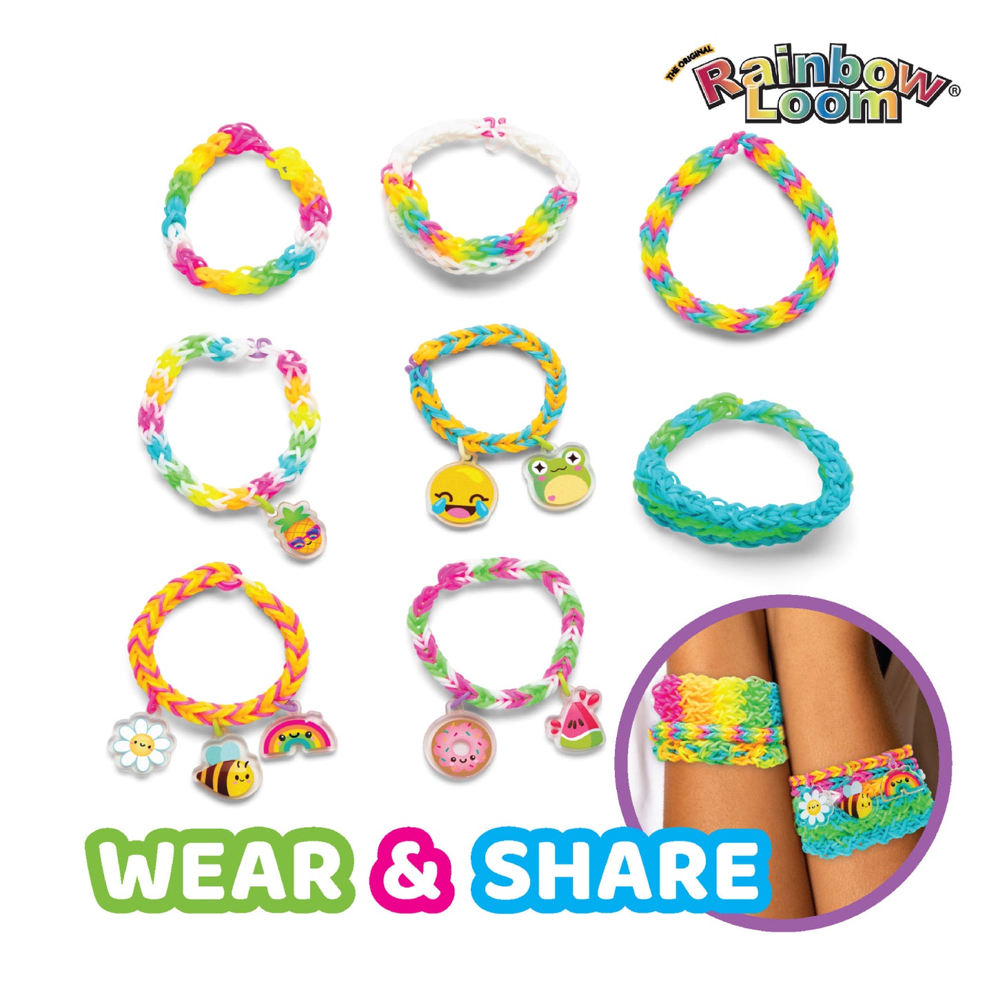 Rainbow Loom - Mega Mighty Loom (2466pcs)