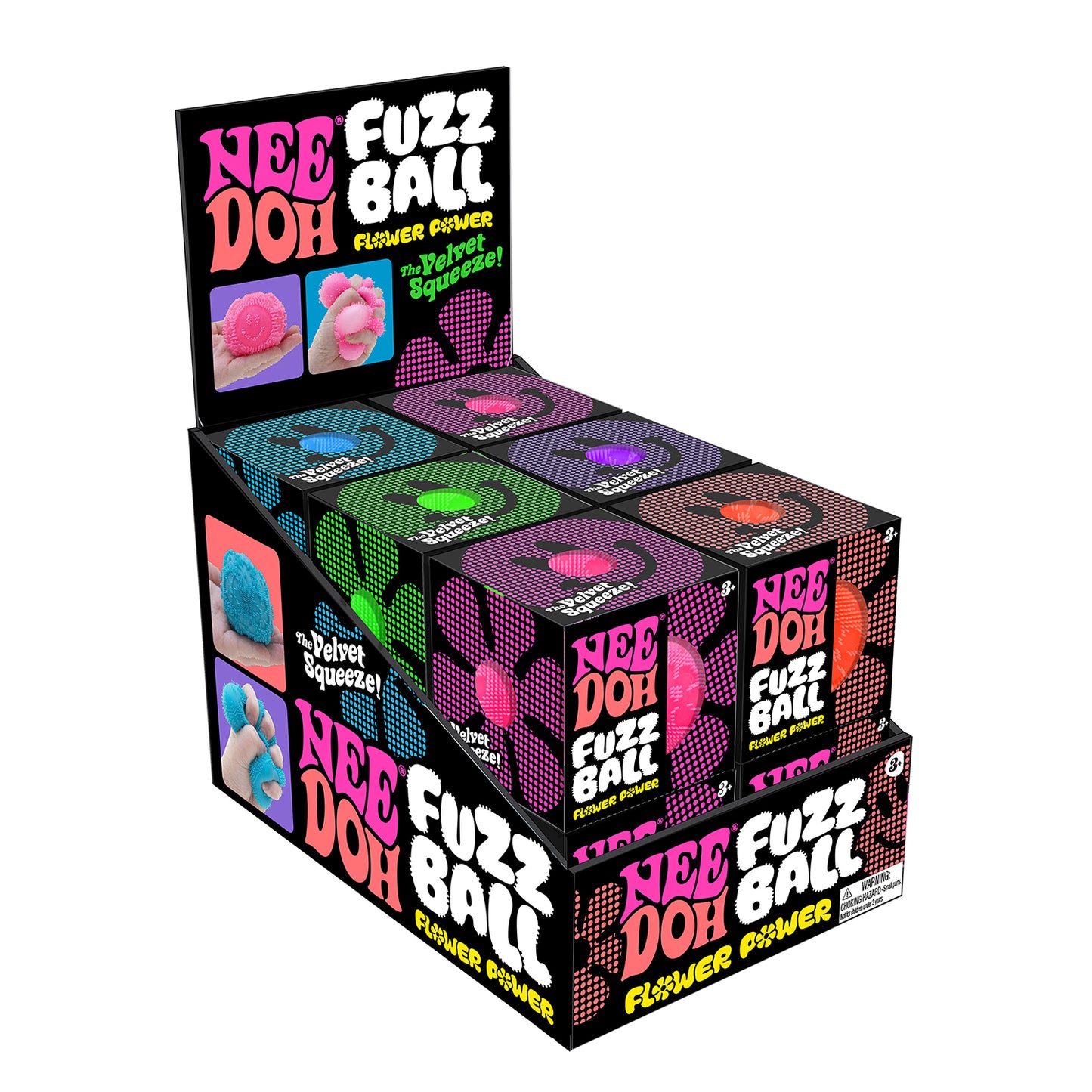 Schylling - Fuzz Ball Flower Power Nee Doh