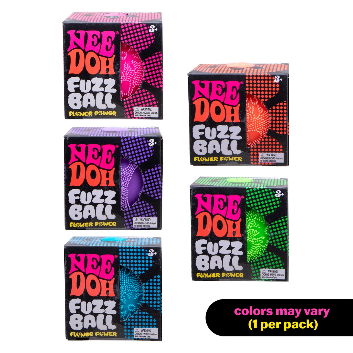 Schylling - Fuzz Ball Flower Power Nee Doh