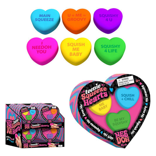 Schylling - Teenie Squeeze Hearts Nee Doh