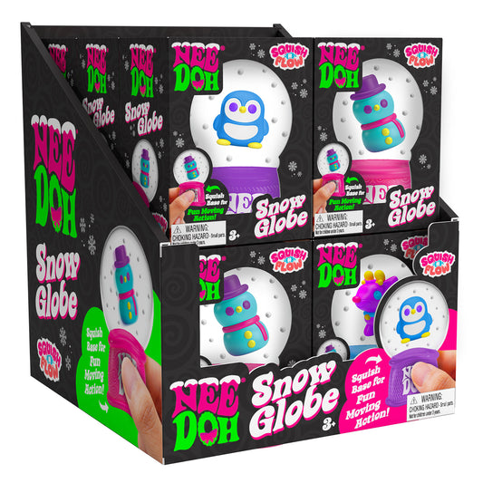 Schylling - Squish n Flow Snow Globe Nee Doh (Christmas)