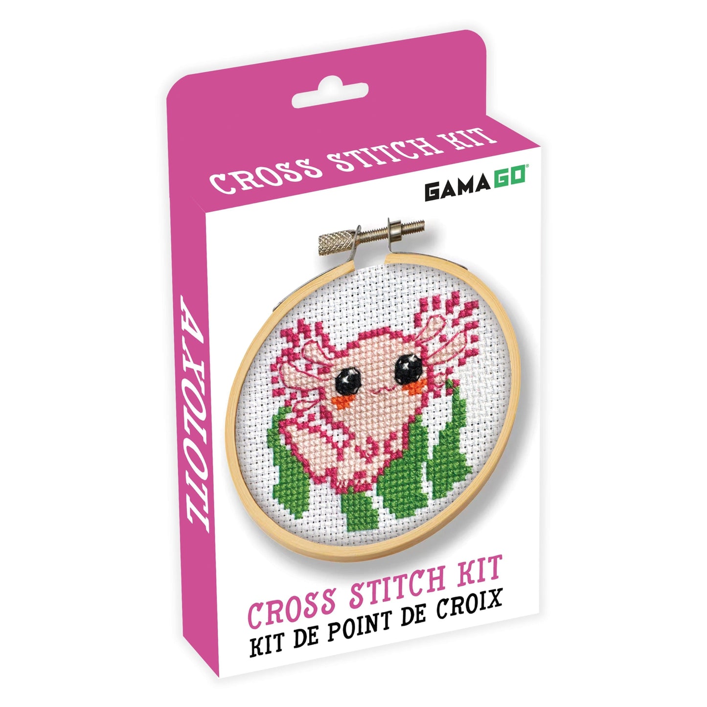 GamaGo - Axolotl Cross Stitch Embroidery Kit