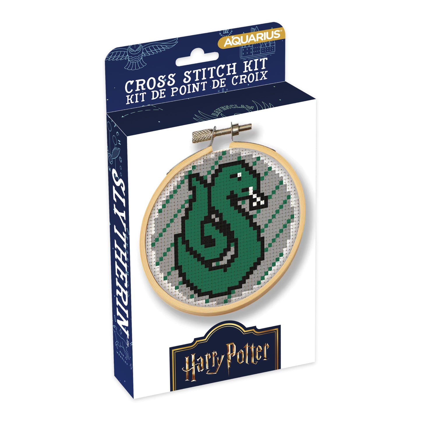 GamaGo - Harry Potter Slytherin Cross Stitch Embroidery Kit (PDQ)