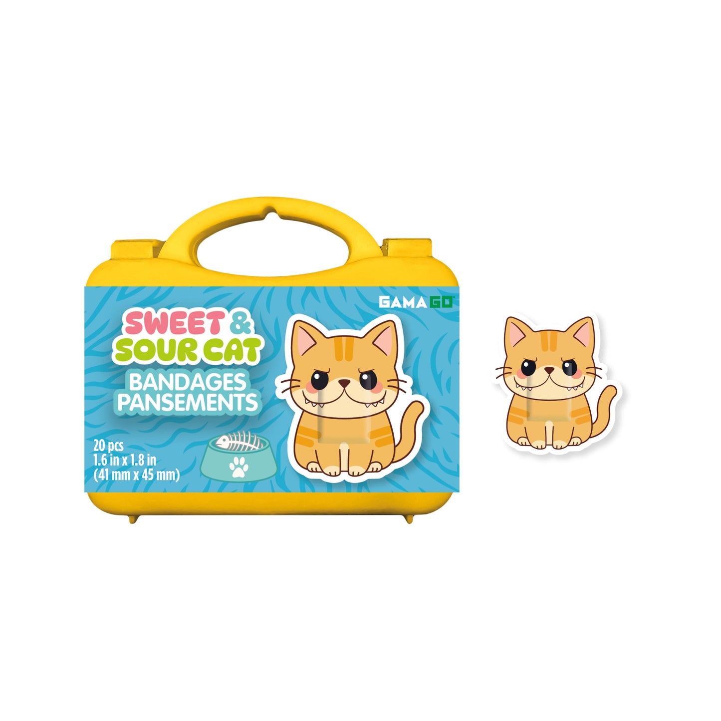 GamaGo - Sweet & Sour Cat Adhesive Bandages (PDQ)