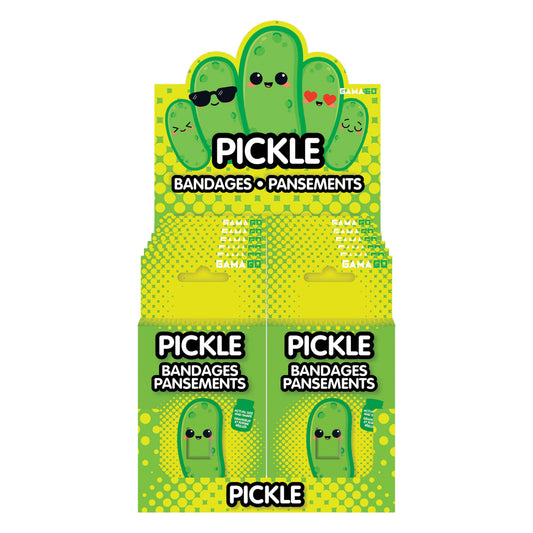 GamaGo - Pickle Bandages - Plastic Box Packaging (PDQ)