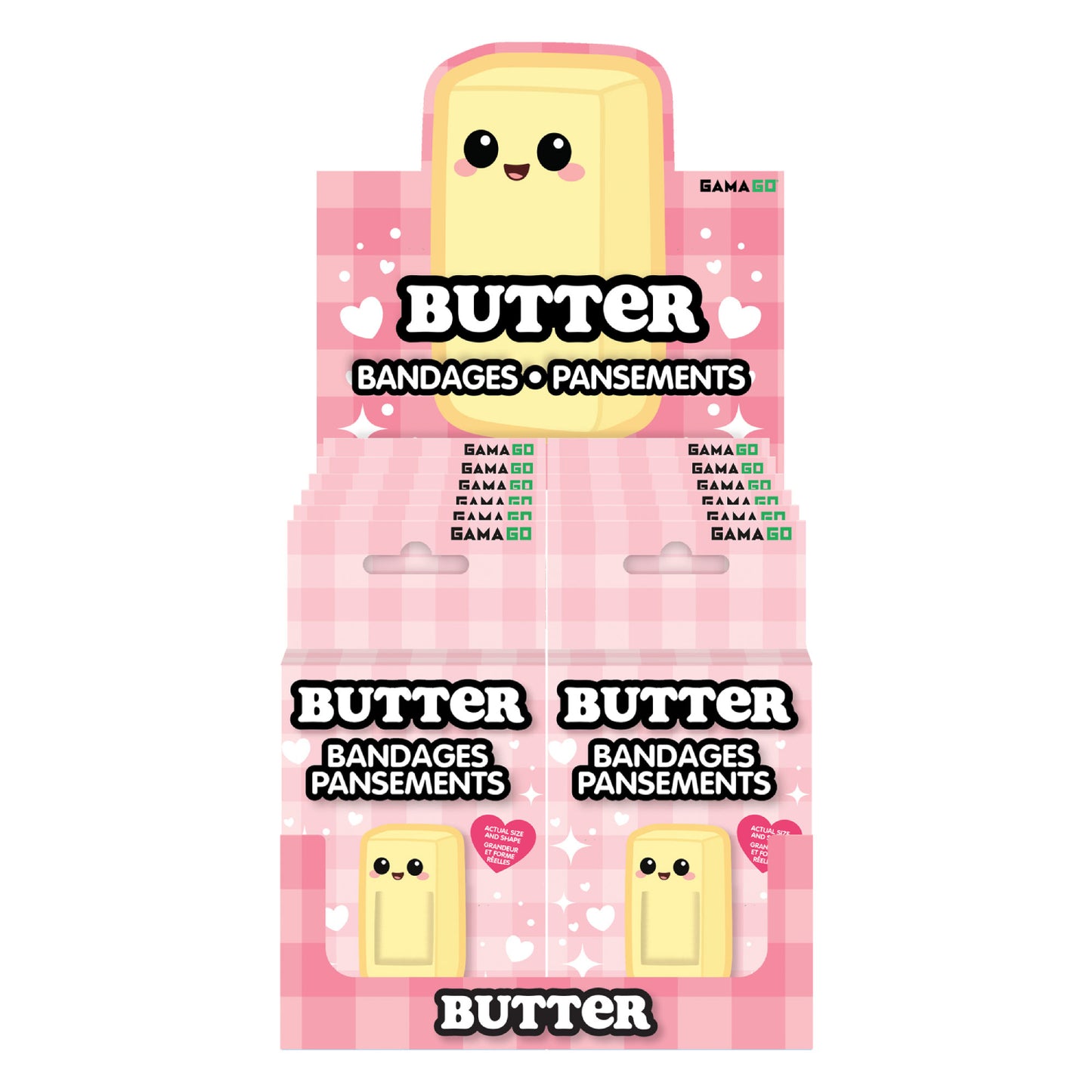 GamaGo - Butter Bandages Plastic Box Packaging (PDQ)