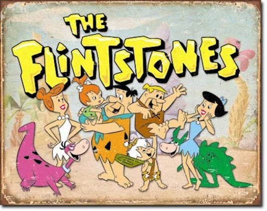 The Flintstones Retro Tin Sign