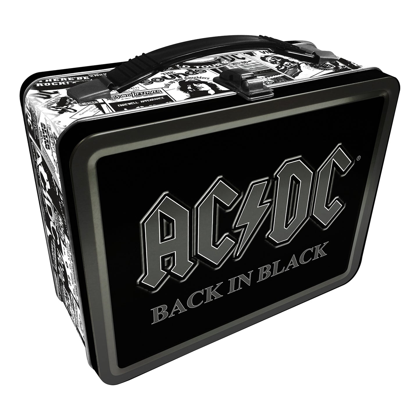 AC/DC Back In Black Tin Fun Box Carry All