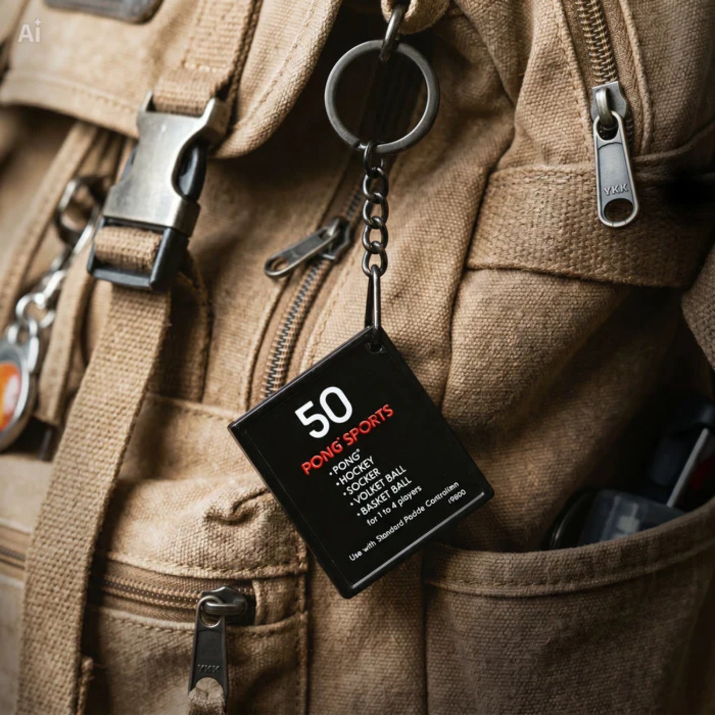 Official Atari Mini Keyrings - Cartridge