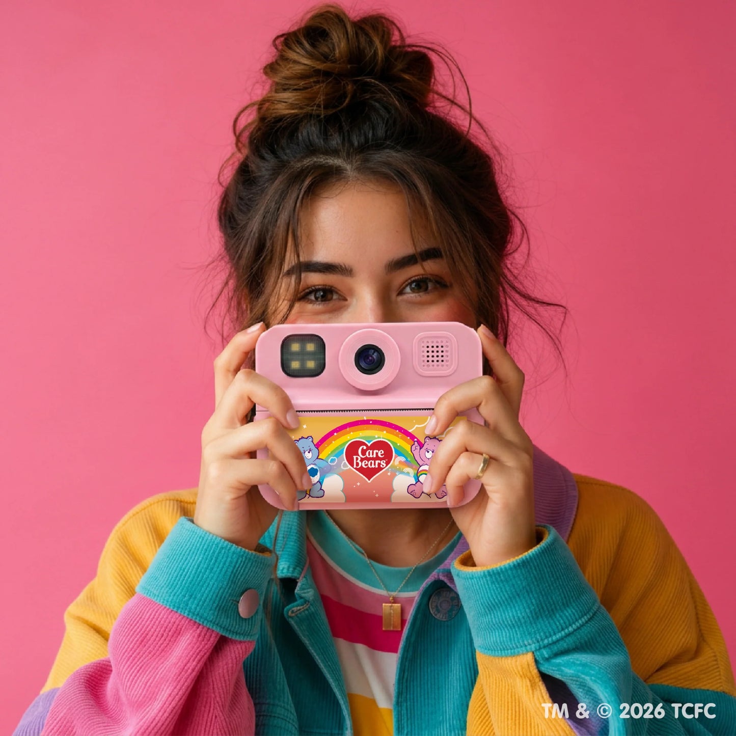 Care Bears Instant Print Camera (Inc Coloured Rolls & Pens)