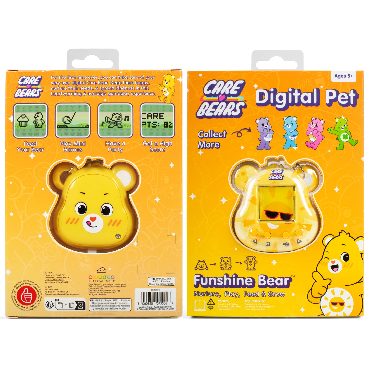 Care Bears Funshine Bear Kea Kuma Digital Pet Bear