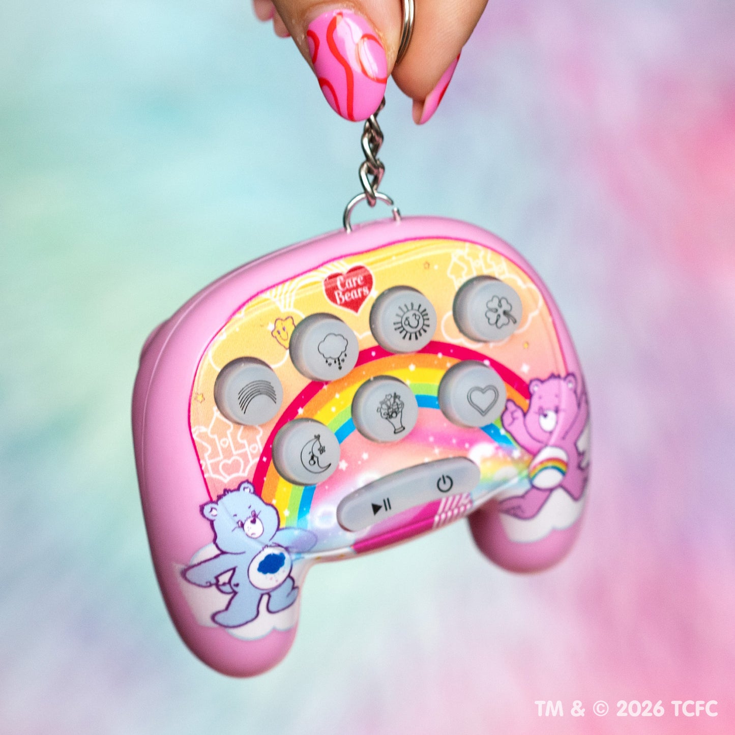 Care Bears Reaction Keyring Game