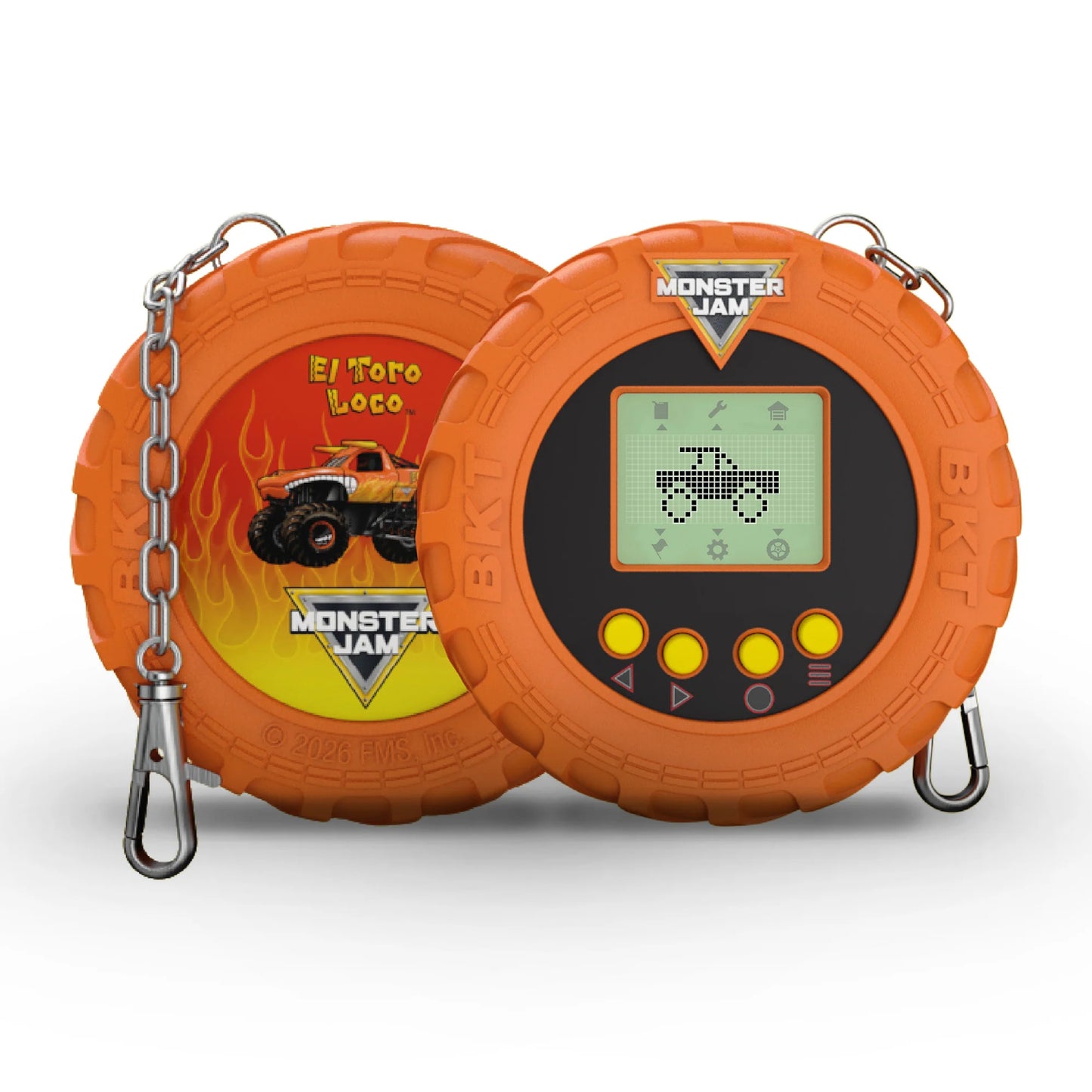 Monster Jam Digital Truck Keyring Game - El Toro Loco