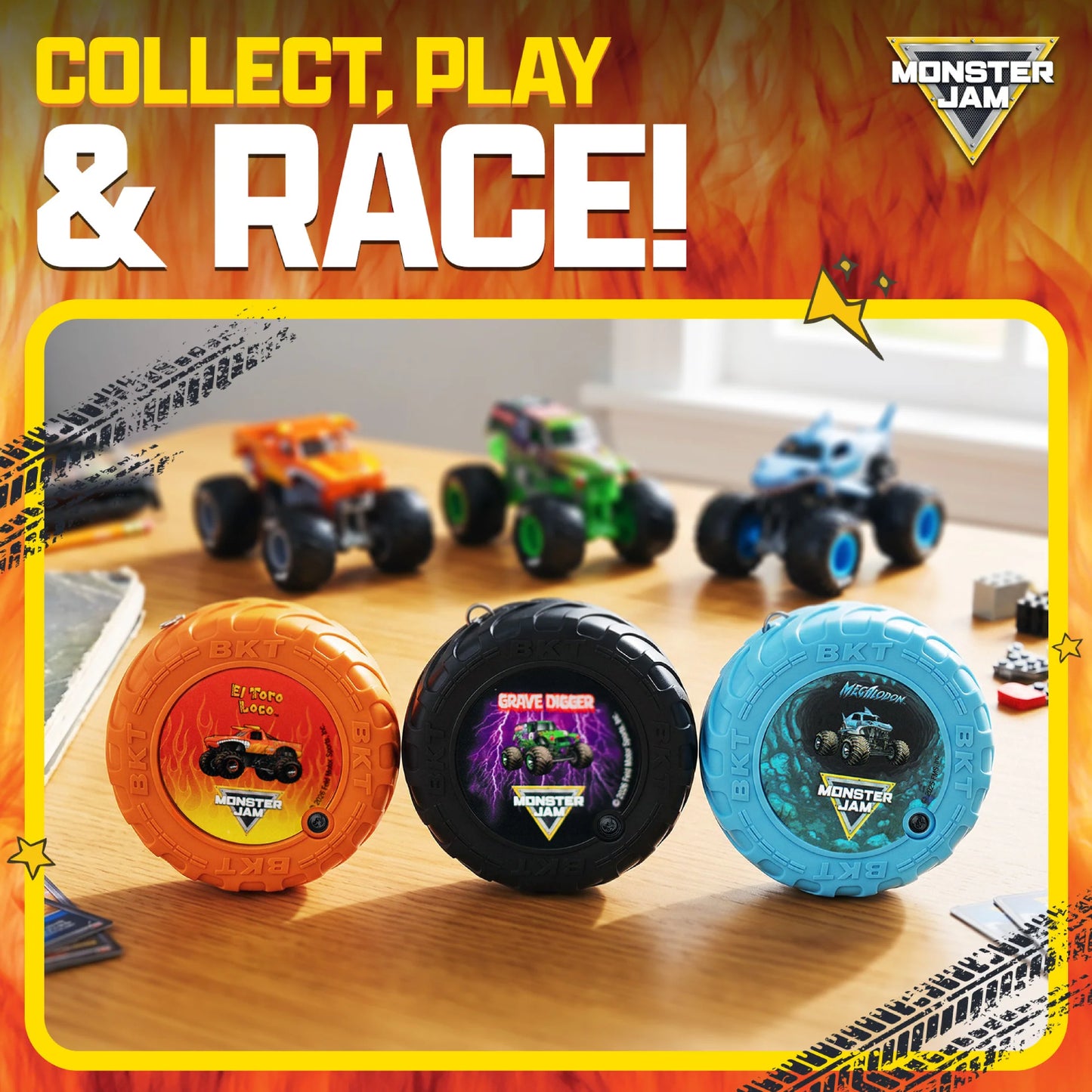 Monster Jam Digital Truck Keyring Game - El Toro Loco