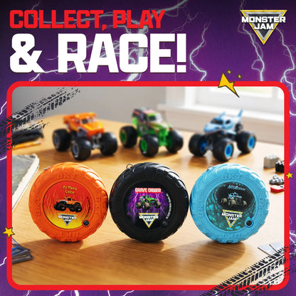 Monster Jam Digital Truck Keyring Game - Grave Digger