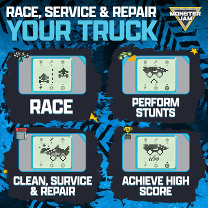 Monster Jam Digital Truck Keyring Game - Megalodon
